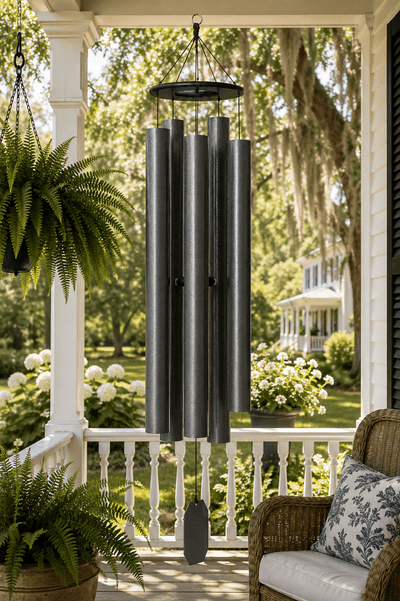 Wind ChimeSPIRIT of MAROON WIND CHIME - 75 inch Hammertone Slate Round ChimeschimeoutdoorSaving Shepherd