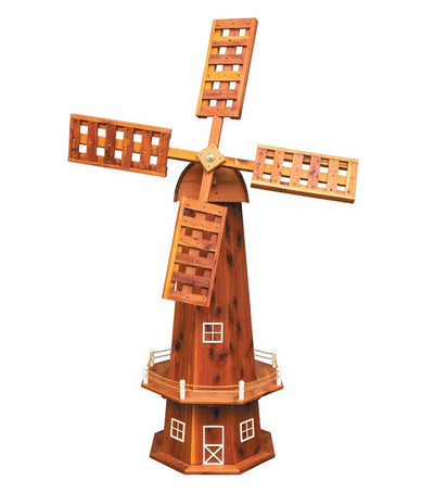 Windmill48" WORKING WINDMILL - Large Red Cedar Wind Mill Amish USAAmishweather vaneSaving Shepherd