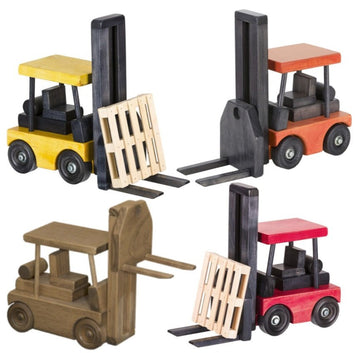 Wooden & Handcrafted ToysFORKLIFT with PALLET - Working Construction Amish Wood Toy TruckAmishchildrenSaving Shepherd