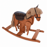 Wooden & Handcrafted ToysGalloping Wooden Rocking Horse with Moving Legs – Amish Handcraftedchildrenchildren furnitureSaving Shepherd