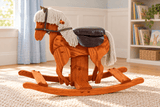 Wooden & Handcrafted ToysGalloping Wooden Rocking Horse with Moving Legs – Amish Handcraftedchildrenchildren furnitureSaving Shepherd