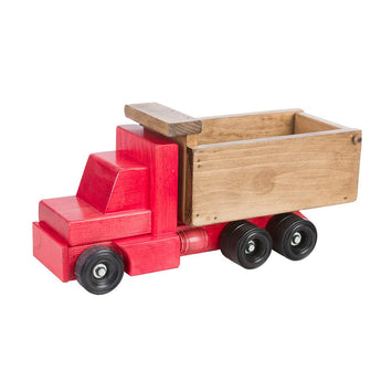 Wooden & Handcrafted ToysLarge DUMP TRUCK - Handmade Working Construction Wood ToychildrenchildrensSaving Shepherd