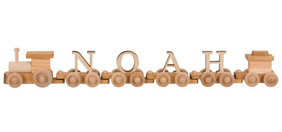 Wooden & Handcrafted ToysNAME TRAIN - Choo Choo Engine "Your Child's Name" and CabooseAmericaAmishSaving Shepherd