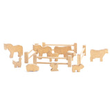 Wooden & Handcrafted ToysRed Wooden Folding Barn & Optional Farm Set – Amish MadeAmishbarnSaving Shepherd