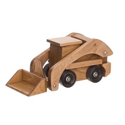 Wooden & Handcrafted ToysSKID LOADER - Working Construction Wood Toy Bobcat Skid-Steer TruckAmishchildrenSaving Shepherd