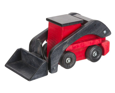 Wooden & Handcrafted ToysSKID LOADER - Working Construction Wood Toy Bobcat Skid - Steer TruckAmishchildrenSaving Shepherd