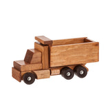 Wooden & Handcrafted ToysWooden Dump Truck & 30-Piece Building Block Set – Amish HandcraftedAmishchildrenSaving Shepherd