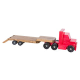 Wooden & Handcrafted ToysWooden Lowboy Truck & Trailer with Loading Ramps – Amish MadeAmishchildrenSaving Shepherd