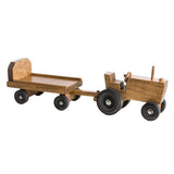 Wooden & Handcrafted ToysWooden Tractor & Wagon with Hay Bales and Feed Sacks – Amish MadeAmishboySaving Shepherd