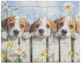 Wooden PuzzlesAnimal Scene Wooden Puzzle, 20 Pieces – Amish MadeAmishchildrenSaving Shepherd