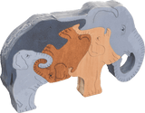 Wooden PuzzlesELEPHANT PUZZLE - Wooden Scroll Saw Animal Puzzleanimal puzzledevelopmental toySaving Shepherd