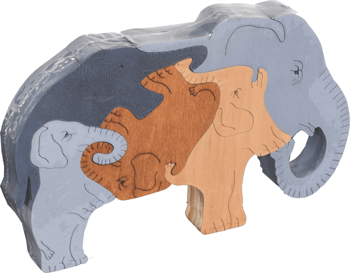 Wooden PuzzlesELEPHANT PUZZLE - Wooden Scroll Saw Animal Puzzleanimal puzzledevelopmental toySaving Shepherd
