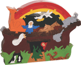 Wooden PuzzlesLARGE NOAH'S ARK PUZZLE - Wooden Scroll Saw Animal Puzzleanimal puzzledevelopmental toySaving Shepherd