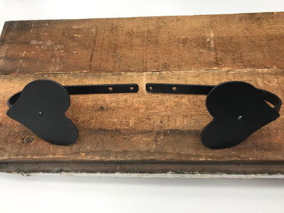 Wrought IronHEART CURTAIN TIE BACKS - 2 Solid Wrought Iron Hand Forged Drapes Holdback Hooks (Copy)accessoriesaccessorySaving Shepherd