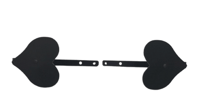 Wrought IronHEART CURTAIN TIE BACKS - 2 Solid Wrought Iron Hand Forged Drapes Holdback Hooks (Copy)accessoriesaccessorySaving Shepherd