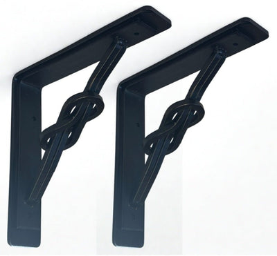 Wrought IronINDUSTRIAL WROUGHT IRON RING SHELF BRACKETS - Amish Blacksmith Hand Forged USAAmish BlacksmithbracketSaving Shepherd