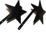Wrought IronSTAR CURTAIN TIE BACKS - 2 Solid Wrought Iron Hand Forged Drapes Holdback HooksaccessoriesaccessorySaving Shepherd
