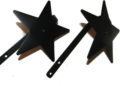 Wrought IronSTAR CURTAIN TIE BACKS - 2 Solid Wrought Iron Hand Forged Drapes Holdback HooksaccessoriesaccessorySaving Shepherd