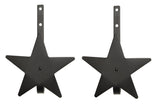 Wrought IronSTAR CURTAIN TIE BACKS - 2 Solid Wrought Iron Hand Forged Drapes Holdback HooksaccessoriesaccessorySaving Shepherd