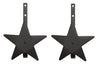 Wrought IronSTAR CURTAIN TIE BACKS - 2 Solid Wrought Iron Hand Forged Drapes Holdback HooksaccessoriesaccessorySaving Shepherd