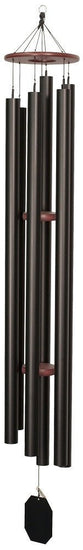 Wind ChimeMUSIC of the UNIVERSE WIND CHIME ~ HUGE Textured Black 84 inch Amish Handmade in USAchimeoutdoorSaving Shepherd