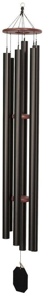 Wind ChimeMUSIC of the UNIVERSE WIND CHIME ~ HUGE Textured Black 84 inch Amish Handmade in USAchimeoutdoorSaving Shepherd