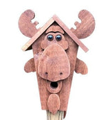 BirdhouseRUSTIC MOOSE BIRDHOUSE - Amish Handmade Mushroom Wood Housebirdbird houseSaving Shepherd