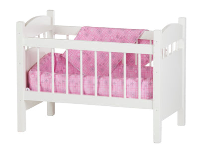 Doll FurnitureDELUXE DOLL CRIB with BEDDING - Amish Handmade Furniture for Dolls USAAmerican GirlAmishSaving Shepherd