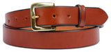 BRIDLE LEATHER BELT - 1¼" Amish Handmade for Dress or Work USA