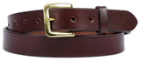 BRIDLE LEATHER BELT - 1¼" Amish Handmade for Dress or Work USA