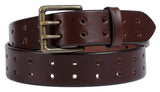 Leather BeltDUAL PRONG DOUBLE HOLE BELT - 1½" Wide Heavy Duty USAbeltbeltsSaving Shepherd