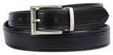 DRESS BELT - Stitched Bridle Leather in 4 Colors USA HANDMADE