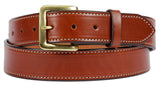 Leather Belt1½" WIDE STITCHED BRIDLE LEATHER BELT - Amish Handmade in USAbeltdress beltSaving Shepherd