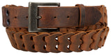 Leather BeltDISTRESSED LEATHER LINK BELT - Adjustable Custom Comfort FitbeltbeltsSaving Shepherd
