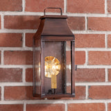Outdoor LightVALLEY FORGE OUTDOOR WALL LIGHT - Solid Antique Copper Lanternantique coppercopperSaving Shepherd