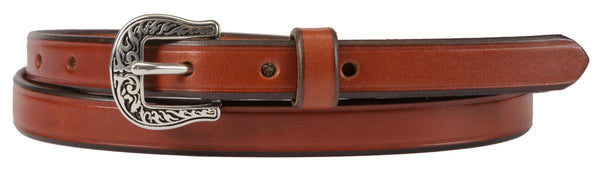 Leather BeltLADIES' BRIDLE LEATHER BELT - ¾