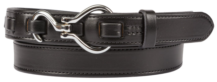 Ceinture de polo unie marron faite main, style équestre Ceinture de polo unie marron faite main, style équestre