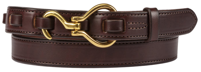 Leather Belt EQUESTRIAN LEATHER BELT - Unique Horse Hoofpick