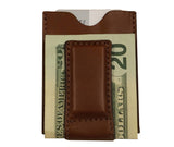 DELUXE LEATHER MAGNET MONEY & CARD CLIP - Minimalist Wallet in 4 Colors