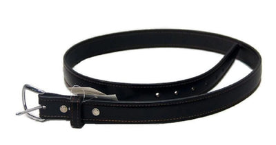 Leather BeltSINGLE STITCH BELT - Black & Brown Leather 1¼ inch - USAbeltbeltsSaving Shepherd