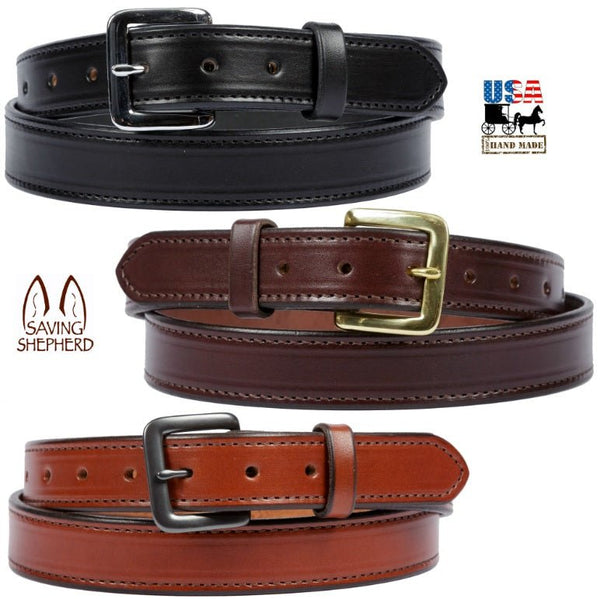 Leather BeltBRIDLE LEATHER BELT - 1¼