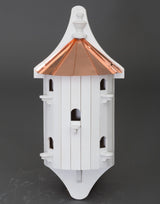 5 ROOM WALL MOUNT BIRDHOUSE - 30" Copper Roof Finch House