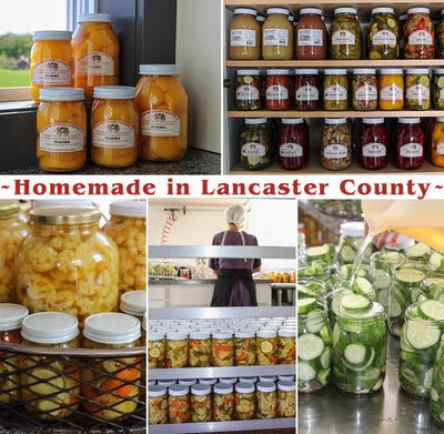 BREAD & BUTTER PICKLES - 16 & 32 oz Jars Amish Homemade in Lancaster USA