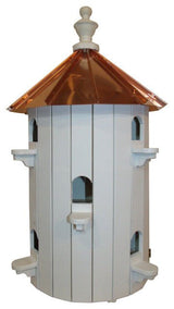 Birdhouse10 ROOM BIRDHOUSE CONDO - 26" Copper Roof Bird Housebirdbird houseSaving Shepherd