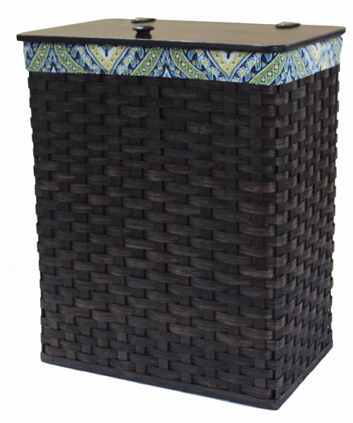 Laundry HamperCLOTHES HAMPER - Amish Hand Woven Laundry Basket with Birch Wood LidbasketbasketsSaving Shepherd