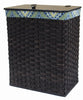 CLOTHES HAMPER - Amish Hand Woven Laundry Basket with Birch Wood Lid