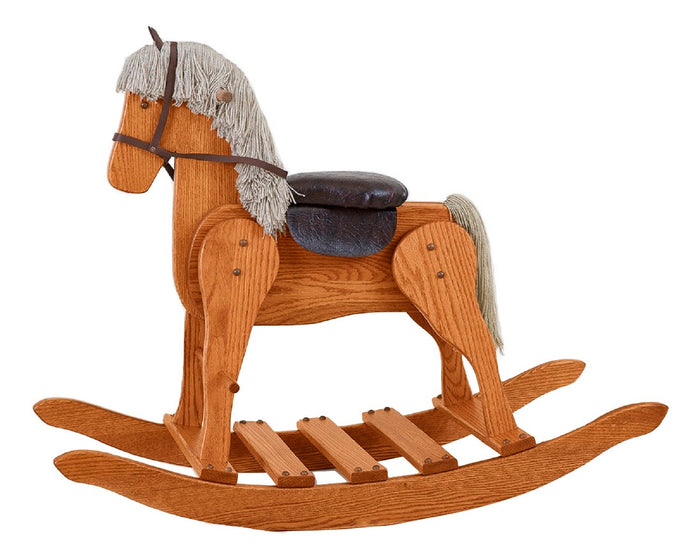 LARGE ROCKING HOBBY HORSE Oak Children's Furniture Toys – Saving