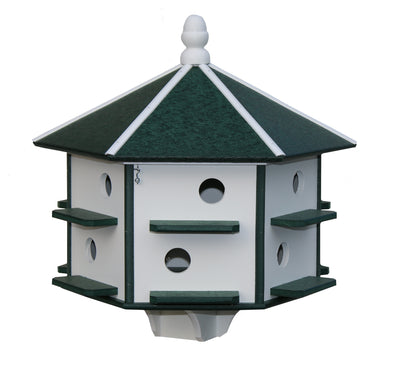 12 Hole 26" PURPLE MARTIN HOUSE - Weatherproof Recycled Poly in 4 Colors