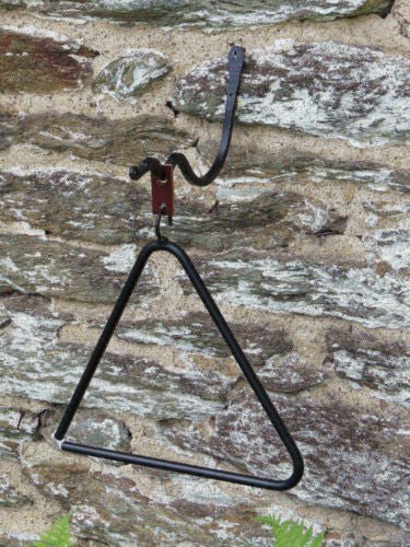 Wrought IronWrought Iron DINNER BELL Triangle Handforged Made in USAAmish BlacksmithchimeSaving Shepherd