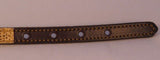 Handcrafted for PetsLEATHER PET COLLAR with Faux Snakeskin for Dog Cat or Small PetCatcatsSaving Shepherd